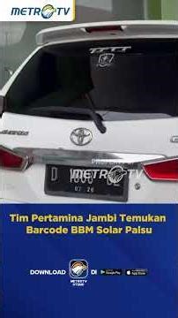 Pertamina Jambi Temukan Barcode BBM Solar Palsu #shorts