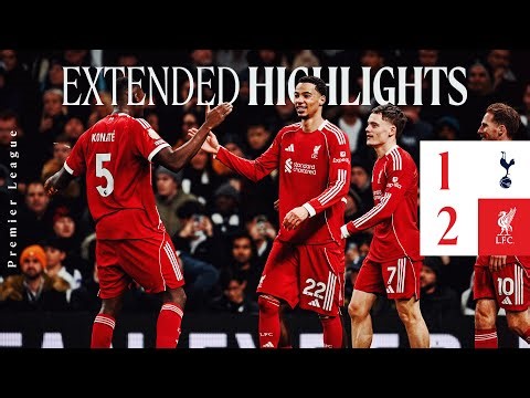 Extended Highlights: Spurs 1-2 Liverpool | Isak & Ekitike Win it in North London
