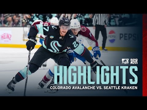 Colorado Avalanche vs. Seattle Kraken | 12/16 Game Highlights