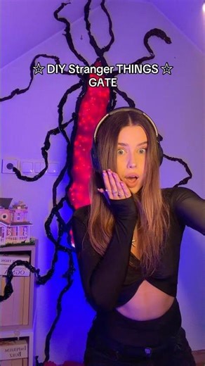 DIY Stranger THINGS Gate EPIC Room DECOR Idea