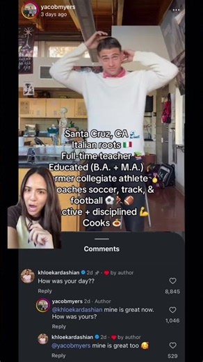 Could we see Yacob on the next season of The Kardashians 👀 We’re rooting for you Khloe #therundown