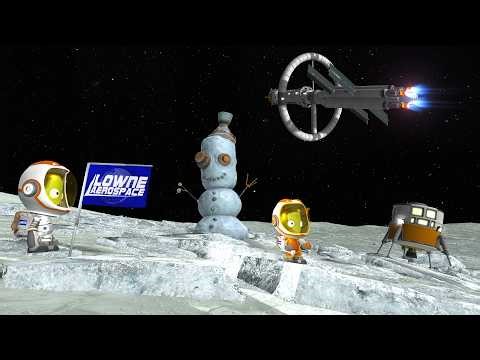 Building a SNOWMAN on EELOO in KSP!