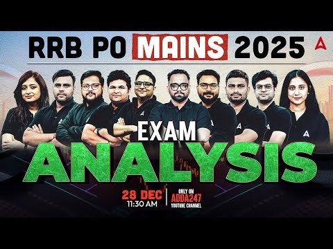 IBPS RRB PO Mains Analysis 2025 | 28 DEC RRB PO Mains Analysis | RRB PO Mains Exam Analysis 2025