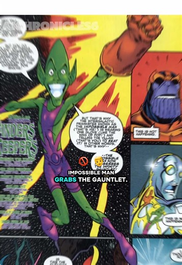 The Impossible Man and the Infinity Gauntlet Explained