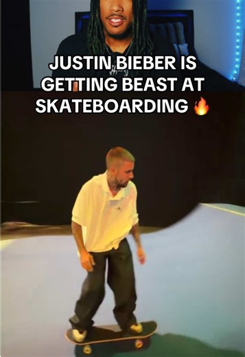 Justin Bieber's Impressive Skateboarding Skills