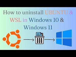 How to uninstall UBUNTU & WSL in Windows 10 & Windows 11