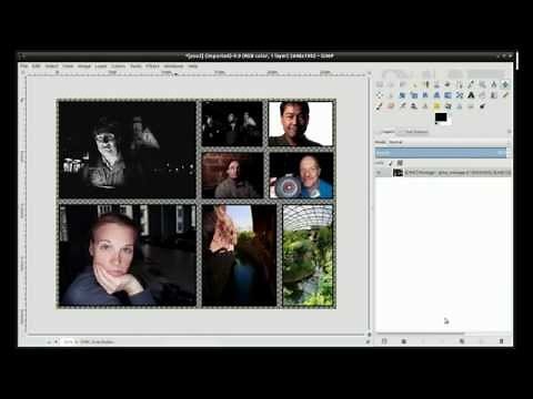 G'MIC Tutorial #6 : Easy Image Montage in GIMP with the G'MIC plug-in