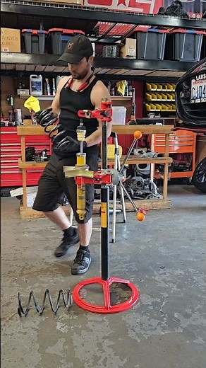 Jack Tech SK-3000 Spring Compressor in use!