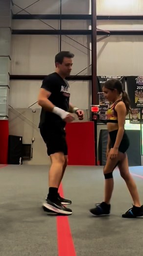 100 reactions | Working the basics with Hadley… . #cheer #lesson #coedstunting #stunting #cheerleading #teaching #howtocheer | Johnpodsednik | Facebook