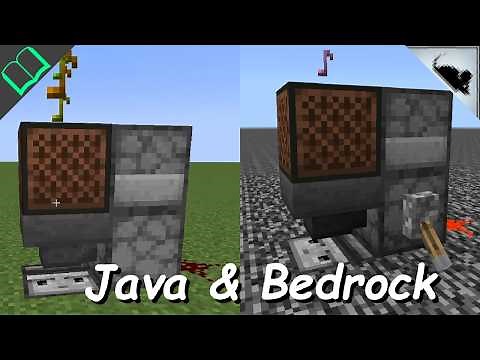 How to Build a Simple Auto Jukebox (Java & Bedrock 1.21) - (Build Guide)