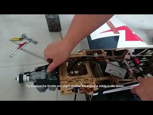 RCGF 10cc start the engine