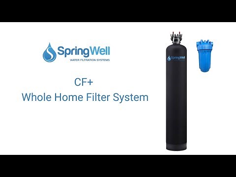 SpringWell Whole House Water Filtration CF+ Installation Instructions
