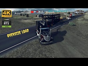 ATS OVERSIZE LOAD JBX 3+PNG realistic graphics gameplay RTX 4090 4K max settings