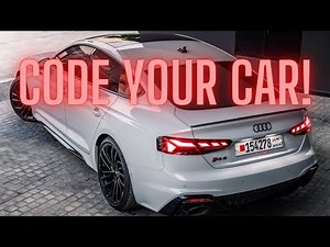 Coding and unlocking hidden features on my 2021 Audi RS5 Sportsback with OBDeleven