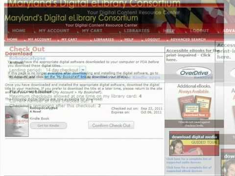 Downloading Free eBooks from the Library to your Kindle