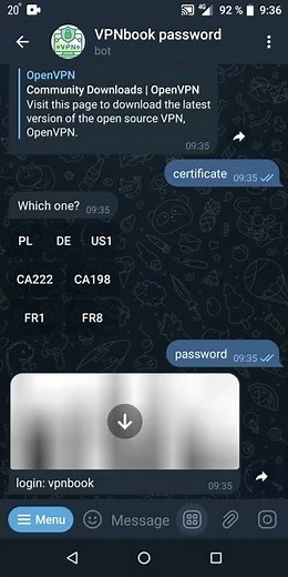 How to use VPNbook password bot
