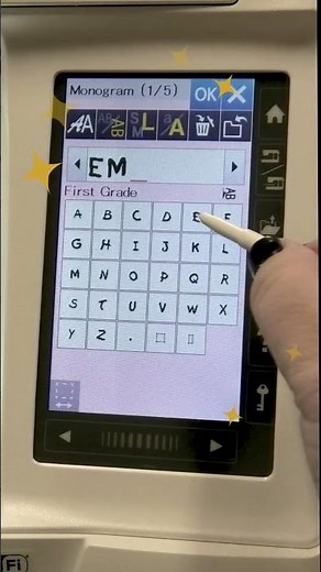 Embroider names on your Christmas hat this holiday season using the Janome Skyline S9.