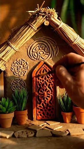 Building a Tiny 2-Floor House with Real Materials!