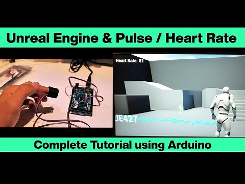 Unreal Engine & Arduino - Heart / Pulse rate to widget - Full Tutorial