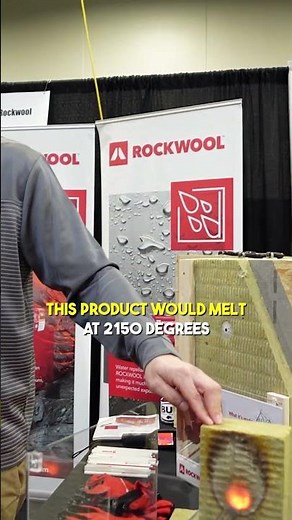 Rockwool Fire Resistant Insulation - Builders and Remodelers Show