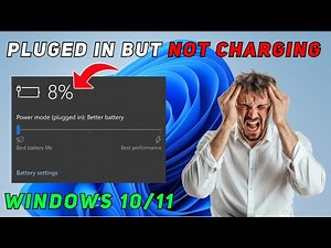 How to Fix Laptop Plugged In But Not Charging – Windows 10/11
