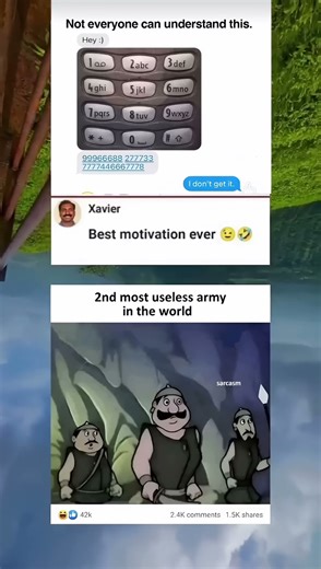 "The Real 2nd Most Useless Army 😂""Old Phone + Sarcasm = Pure Comedy" #memes #art #shortvideo