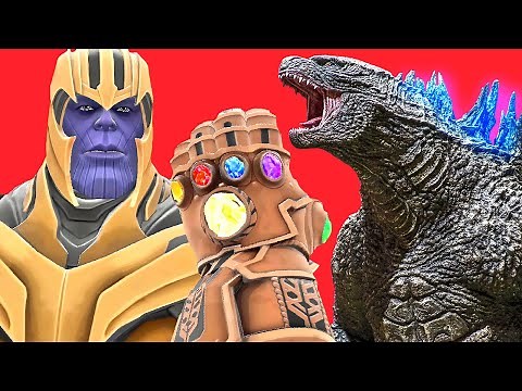 Can Thanos' INFINITY GAUNTLET kill GODZILLA in Gmod?