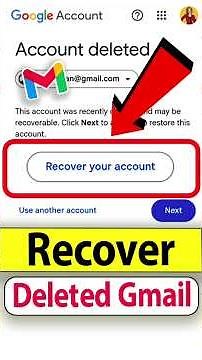 How to Recover Permanently Deleted Gmail Account | Recover Deleted Gmail Account 📧✨#Short ‪@Keshara‬