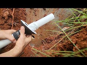 Water Well Pump System Install- How to Enter a Basement Wall & Seal the Water/Power Lines