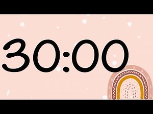 30 Minute Boho Rainbow Timer (Silent)