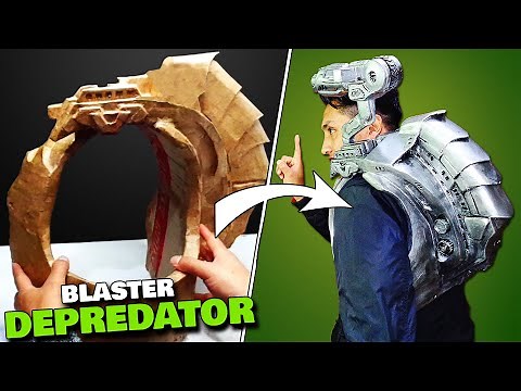 Como hacer el Arma del Depredador de CARTON) | Tutorial | predator | diy
