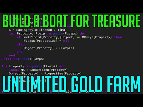 BUILD A BOAT FOR TREASURE | HACK/SCRIPT | UNLIMITED GOLD AUTOFARM