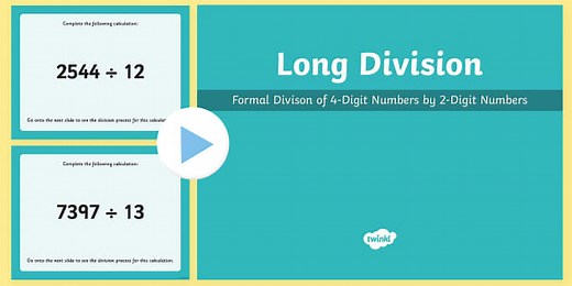 Long Division Method PowerPoint