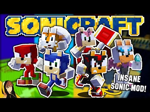 SONIC THE HEDGEHOG IN MINECRAFT!!! | Sonicraft - Minecraft [1.16.5 Modded]