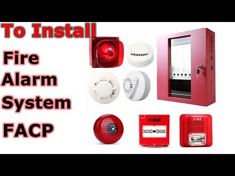 How to install a fire alarm system FACP ?