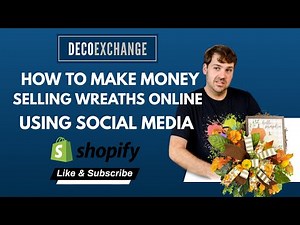 HOW TO MAKE MONEY Selling Wreaths Online Using Social Media! | DecoExchange Live Replay!