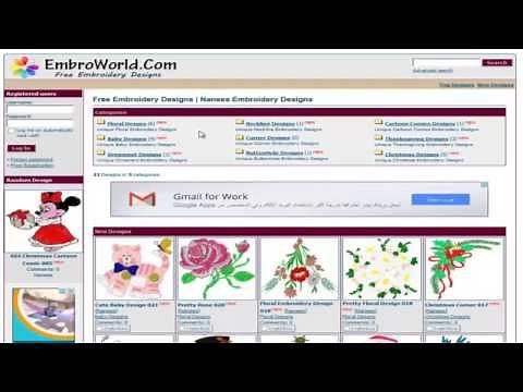 How to download free machine embroidery designs ? | EmbroWorld.Com