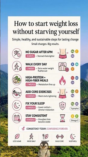 How to Start Losing Weight Without Starving Yourself | Healthy Habits That Actually Work