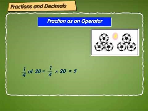 Fraction as an Operator