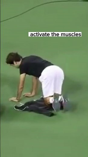 Roger Federer UNIQUE Stretching Routine