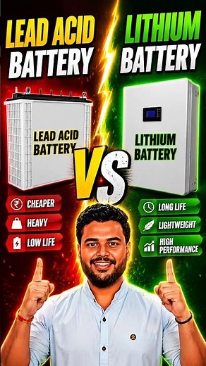 Lead Acid Battery Vs Lithium Battery | Best Lithium Battery Inverter