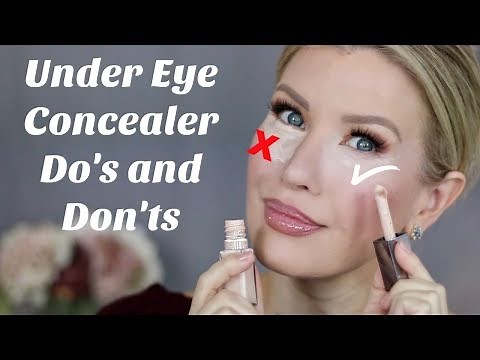 OVER 40?!! 9 CONCEALER TIPS | Do's and Don'ts for Mature Under Eyes With Wrinkles and Dryness