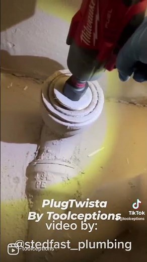 Remove clean out plugs with PlugTwista by Toolceptions. Video by Stedfast #plumbing #plumbingtools