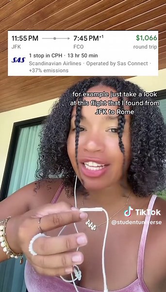 StudentUniverse is your one stop shop for traveling the world on a budget as a student or young adult ✈️ #StudentUniverse #budgettravel #cheaptravel #tiktoktravel #traveltok #hotel #flight #car #solotravel #adventuregirl