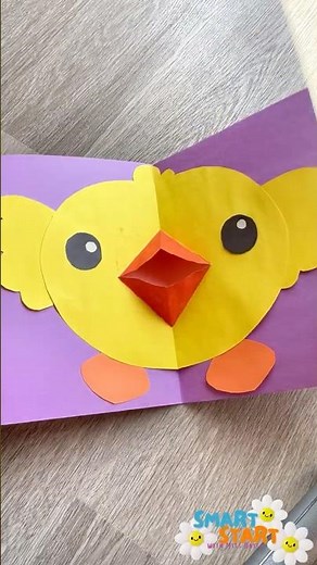 Easter Chick Pop-Up Card | Fun & Easy DIY Easter Craft