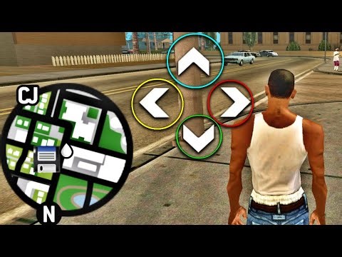 MOD MOVER HUD E RADAR GTA SA ANDREAS ANDROID