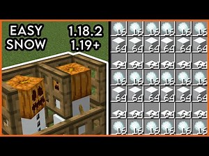 MINECRAFT EASY AND FAST SNOW FARM | JAVA | 1.18.2 & 1.19+