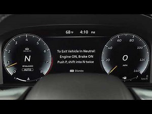 2023 INFINITI QX60 - Neutral Hold Mode (if so equipped)