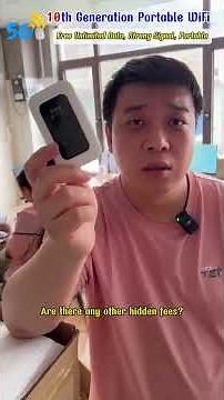 🔥Hot Sale🔥[Power on and use, free for life] All-network portable wifi #shopnow