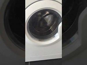 Indesit IWDC6125 washer dryer start of cleaning cycle cottons 60 time saver